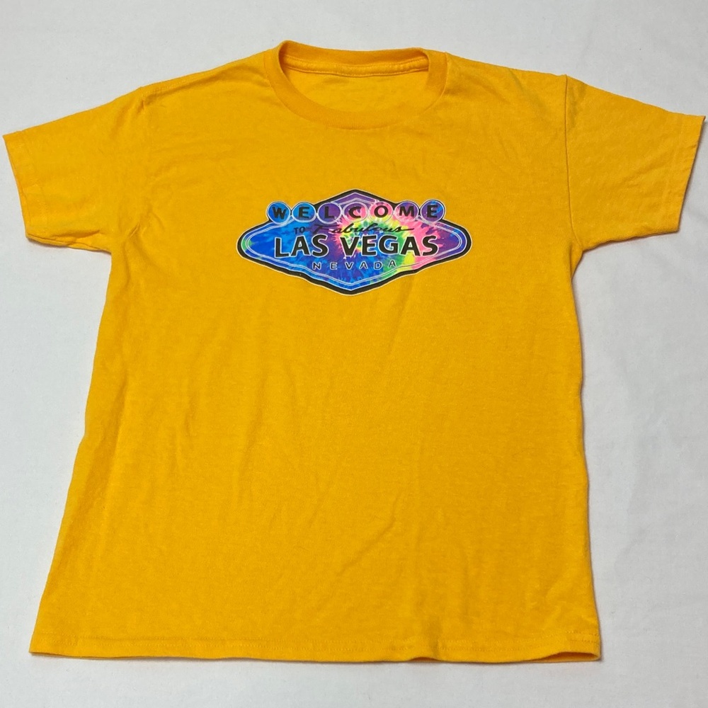 Kids Yellow Las Vegas Graphic Tee